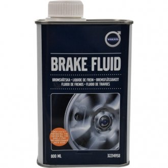 Гальмівна рідина Brake Fluid DOT 4 0.8 л VOLVO 32214958 (фото 1)