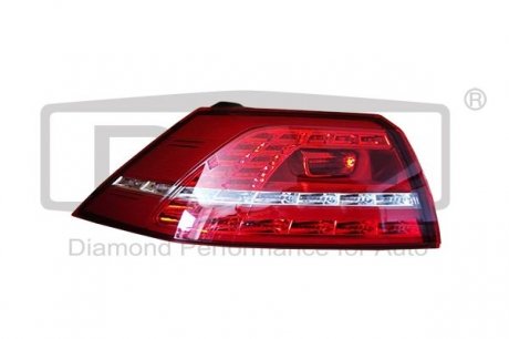Фонарь левый наружный LED VW Golf (12-) DPA 99451800102
