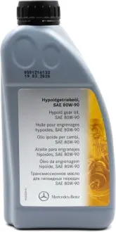 Трансмиссионное масло Hypoid Gear Oil 80W-90 минеральное 1 л MERCEDES-BENZ A 001 989 58 03 09