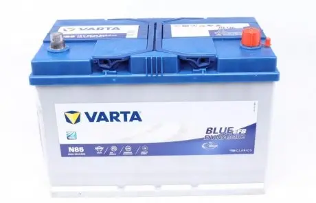 Акумуляторна батарея 85Ah/800A (306x173x225/+R/B01) (Start-Stop EFB) Blue Dynamic N85 Азія 585501080 D842 VARTA 585501080D842