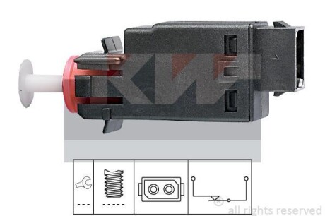 Выключатель света заднего хода KW 510 058