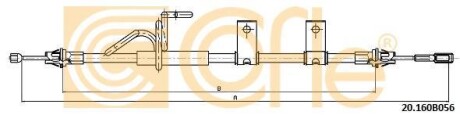 Трос гальма стоянки COFLE 20.160B056