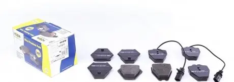 Колодки гальмівні (передні) Audi A4 97-01/A6 97-05/VW Passat B5 00-05/Phaeton 02-08 (+датчики) ICER 181571