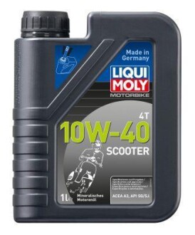 Мото масло Motorbike 4T Scooter / 10W40 / 1л. / (API SG, ACEA A2) LIQUI MOLY 1618