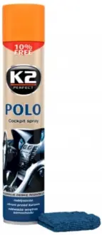 Поліроль Polo Cockpit "Персик" для пластику 750 мл K2 K407BR1