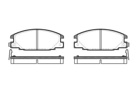 Гальмівні колодки дискові 2238.04 ROADHOUSE 223804