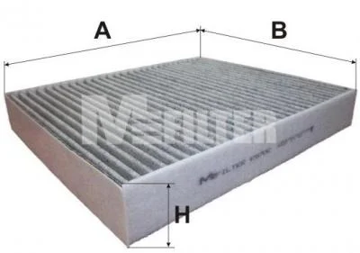 Фільтр салону вугільний M-FILTER MFILTER K970С