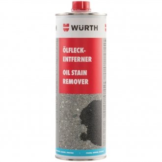 Очисник Würth Oil Stain Remover для видалення плям від масла 1000 мл WURTH 0890610555