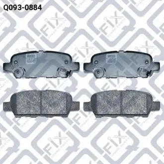 КОЛОДКИ ТОРМ ЗАДН ДИСК 105.5*37.7*14.2 Q093-0884 Q-FIX Q0930884