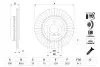 Тормозной диск двухсекционный BOSCH 0 986 479 E04 (фото 5)