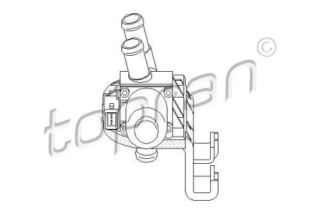 Клапан печки TOPRAN 302 792