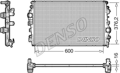 Радиатор DENSO DRM01009