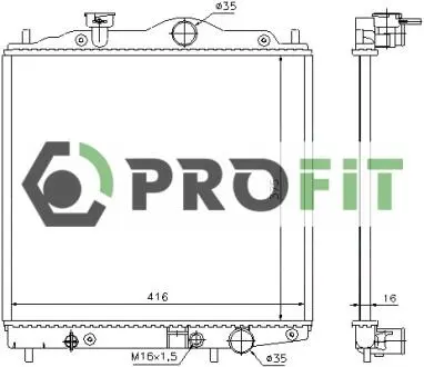 Радиатор охлаждения PROFIT 1740-0290