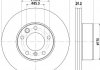 Тормозной диск перед. MB W460/W461/W463 79- 2.3 -6.0 Pro HC PAGID HELLA 8DD355132-151 (фото 1)