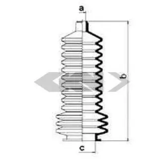 Пыльник рулевого механизма GKN SPIDAN 83539