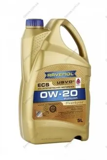 Моторное масло ECS SAE 0W20 5л RAVENOL ECS SAE 0W20 5L