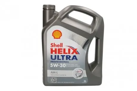 Моторное масло HELIX ULTRA AM-L 5W30 5л SHELL HELIX ULTRA AM-L 5W30 5L