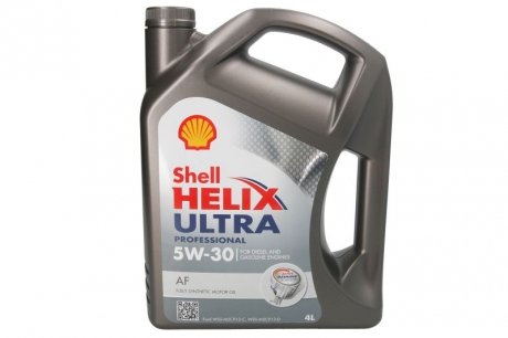 Олива для двигуна SHELL HELIX ULTRA AF 5W30 4L