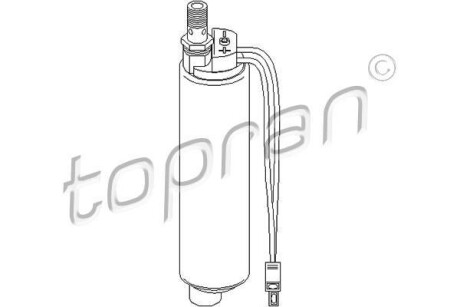 Электрический топливный насос TOPRAN 108 576