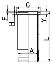 Гільза циліндра KOLBENSCHMIDT 89 352 110