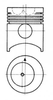 Поршень KOLBENSCHMIDT 91 005 700