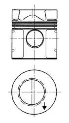 Поршень KOLBENSCHMIDT 92 525 700