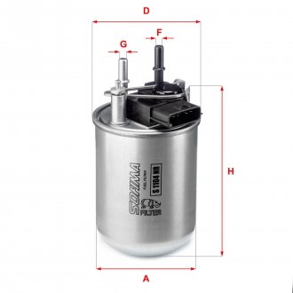 Фільтр палива SOFIMA S1104NR