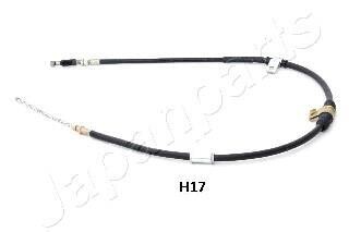 HYUNDAI Трос ручн.тормоза прав.H-1 97- (коротк.база) JAPANPARTS BC-H17