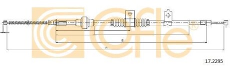 Трос стояночного тормоза COFLE 17.2295