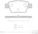 Колодка гальм. FIAT MULTIPLA, STILO задн. REMSA 0861.12 (фото 1)