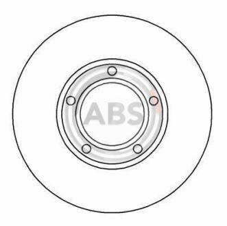 Тормозной диск пер. Fiesta/Fiesta/Focus/Fiesta/Focus/Fiesta/Transit/Sierra 85- A.B.S A.B.S. 15814