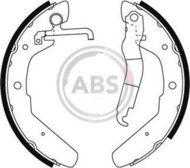 Колодки тормозные задн. Transporter/Multivan/Vanagon/Caravelle/Campmobile 79-92 A.B.S A.B.S. 8801