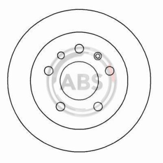 Гальмівний диск задн. Vectra/Omega/Omega/Senator/Carlton/Senator/Royale 78-05 A.B.S A.B.S. 15818