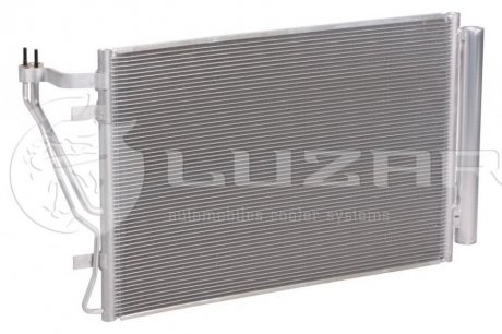 Радиатор кондиционера с ресивером Kia Cerato (09-) LUZAR LRAC 08M1 (фото 1)