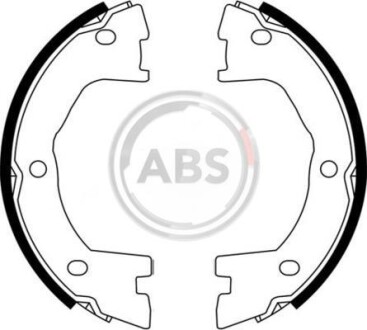 Колодки ручного тормоза Daily II 89-99/Mascott 99-10 (Brembo) A.B.S A.B.S. 9199