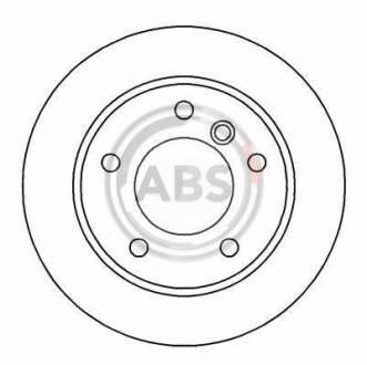 Гальмівний диск задн. E46/E36/3 Series/Atalanta 57S/55 89-07 A.B.S A.B.S. 16339