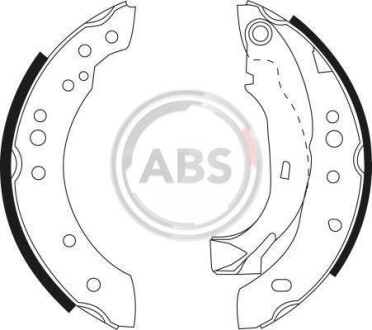 Гальмівні колодки зад. Citroen C2/C3 02- (TRW) A.B.S A.B.S. 9127