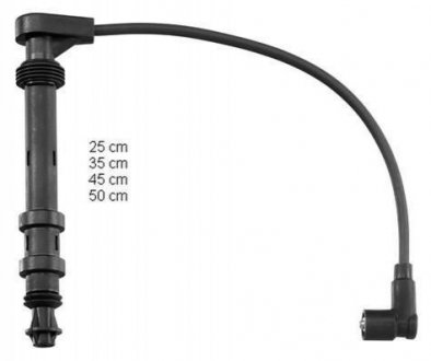 Високовольтні кабелі, комплект BERU ZEF983