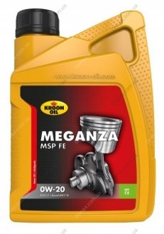 Моторное масло Meganza MSP FE 0W-20 1л KROON OIL 36786 (фото 1)