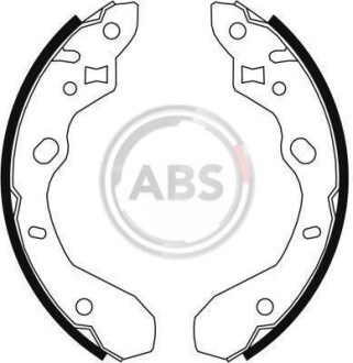 Колодки тормозные задн. Protege/323 98-04 A.B.S A.B.S. 9066