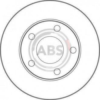 Гальмівний диск задн. A6 99-05 A.B.S A.B.S. 17056