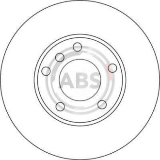 Гальмівний диск пер. E39 96-04 A.B.S A.B.S. 17335