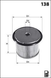 Фільтр палива MECAFILTER ELG5218