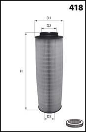 Фільтр повітря (аналогWA9510/LX1020) MECAFILTER EL9109
