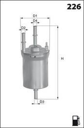 Фільтр палива MECAFILTER ELE6113