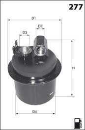 Фільтр палива (аналогWF8075/) MECAFILTER ELE6023