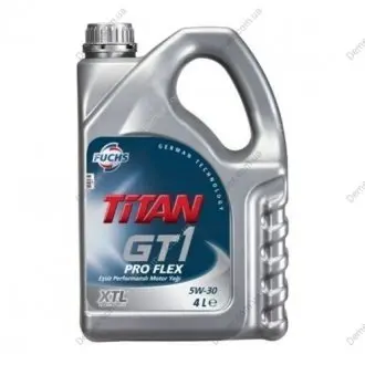 Моторное масло TITAN GT1 FLEX 23 5W30 4л FUCHS TITAN GT1 FLEX 23 5W30 4L (фото 1)