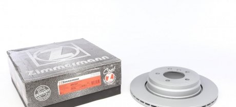 Диск гальмівний (задній) BMW 7 (E65/E66/E67) 01-08 (324x20) (з покриттям) (вентильований) ZIMMERMANN 150.3410.20 (фото 1)