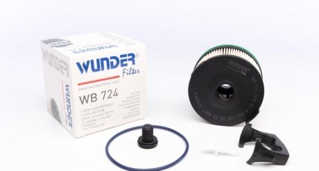 Фільтр паливний MB OM654 / Sprinter OM 651 18- FILTER WUNDER WB 724