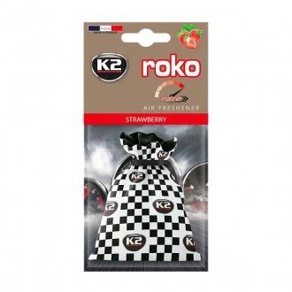Ароматизатор в машину з пахощами ягід Roko Race 25 г K2 V820R (фото 1)